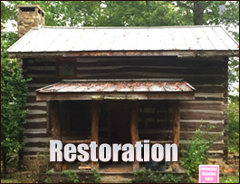Historic Log Cabin Restoration  Chauncey, Ohio